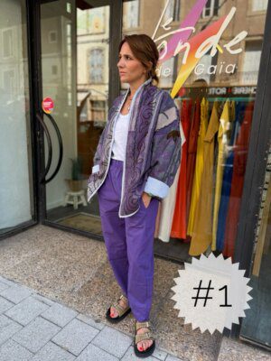 Veste Kantha indienne