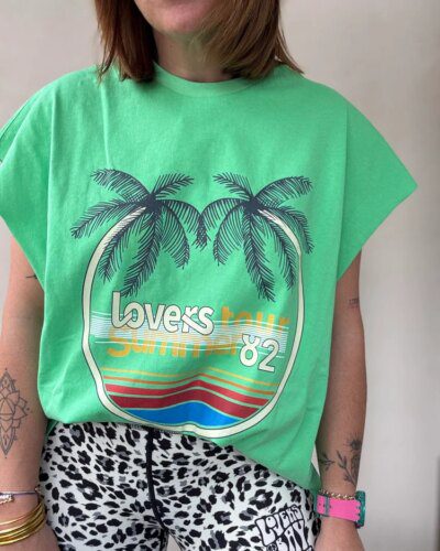 Débardeur oversize Green