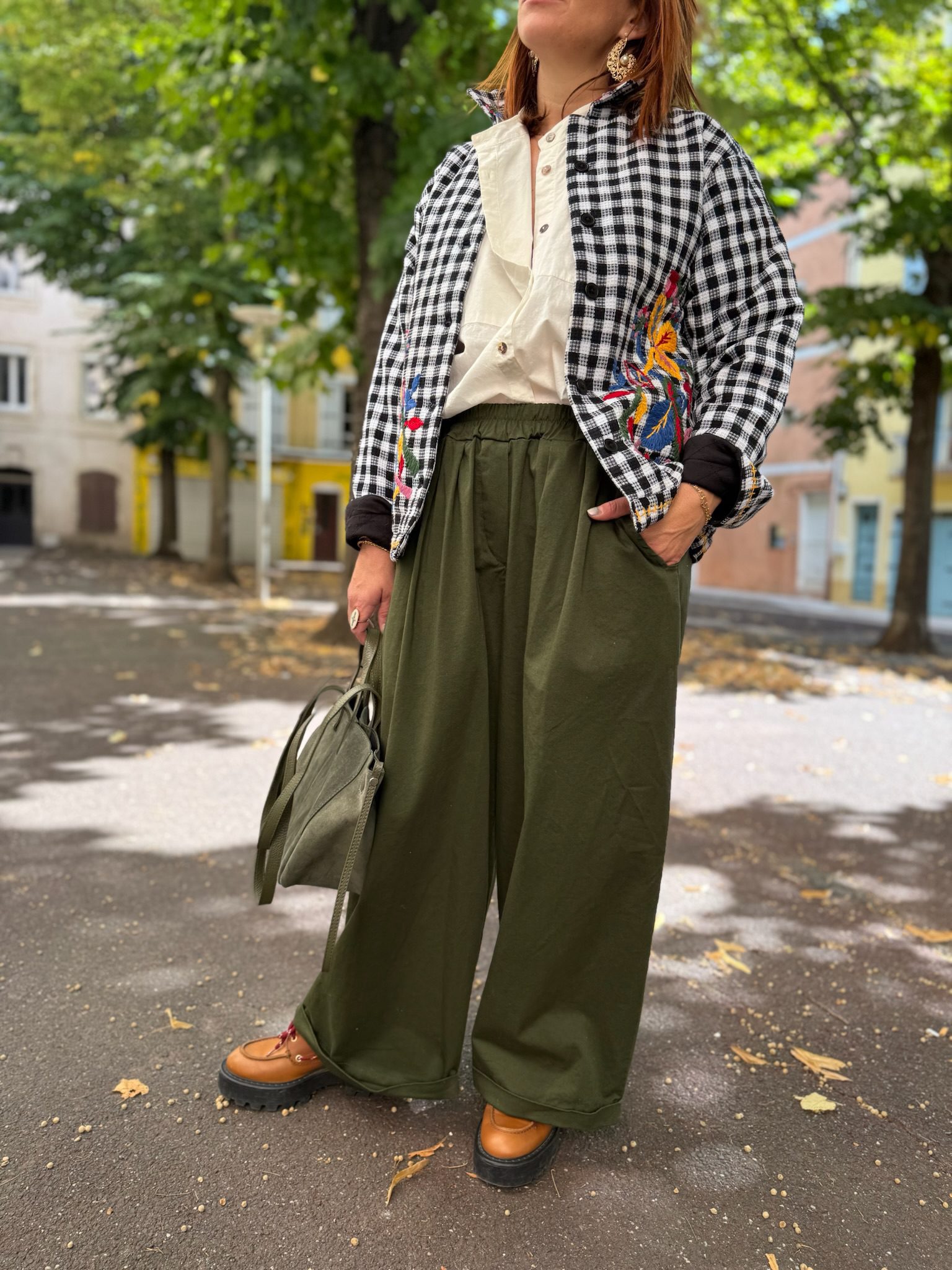 Pantalon Palazzo