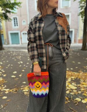 Sac smiley Bohème | Maison Badigo