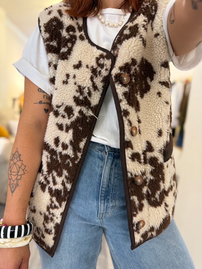 gilet femme fait main