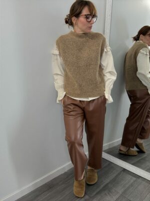 Pantalon Kyoto simili